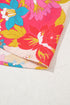 Charming Floral All Over Print Bubble Short Sleeve Summer Day Dress